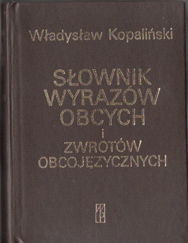 Słownik wyrazów obcych i zwrotów obcojęzycznych