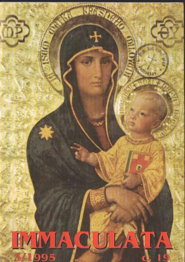 Immaculata – Neposkvrněná 3/1995 (č. 19), roč. IV.