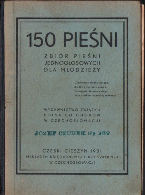 150 pieśni (Zbiór pieśni jednogłosowych dla młodzieży)