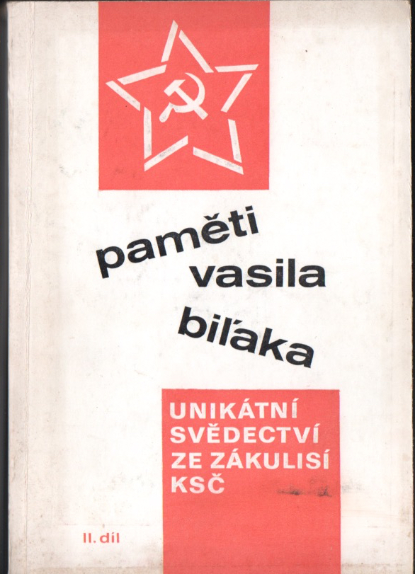 Paměti Vasila Biľaka: Unikátní svědectví ze zákulisí KSČ (2. díl)