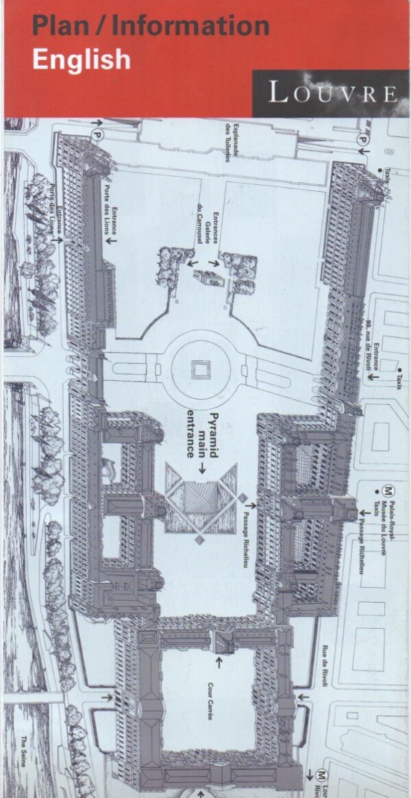 Louvre - plan/information (English)