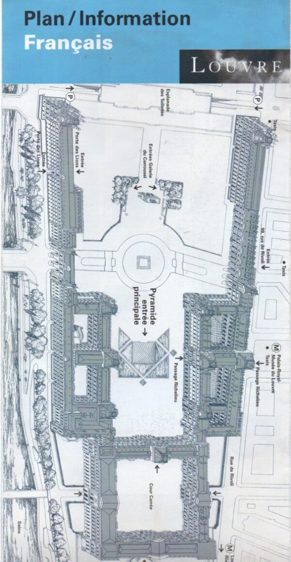 Louvre - plan/information (Francais)