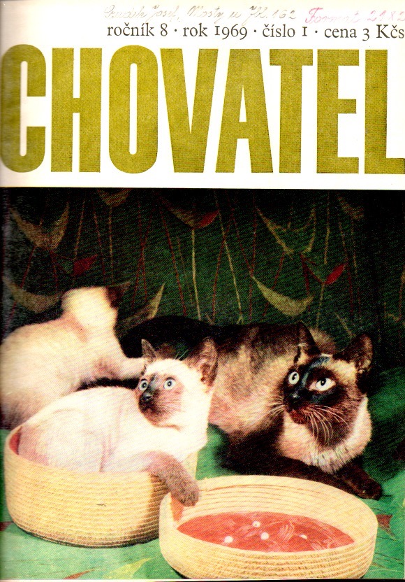 Chovatel 1969, roč. VIII (kompletní)