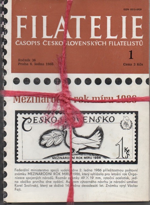 Filatelie 1986, roč. 36, č. 1-24 (kompletní)