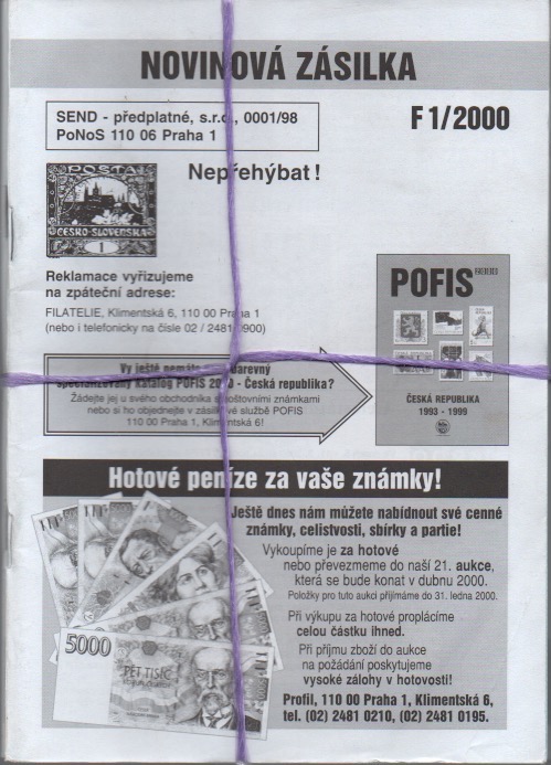 Filatelie 2000, roč. 50, č. 1-12 (kompletní)