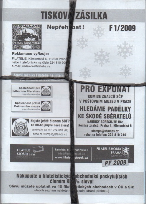 Filatelie 2009, roč. 59, č. 1-12 + 2 přílohy (kompletní)