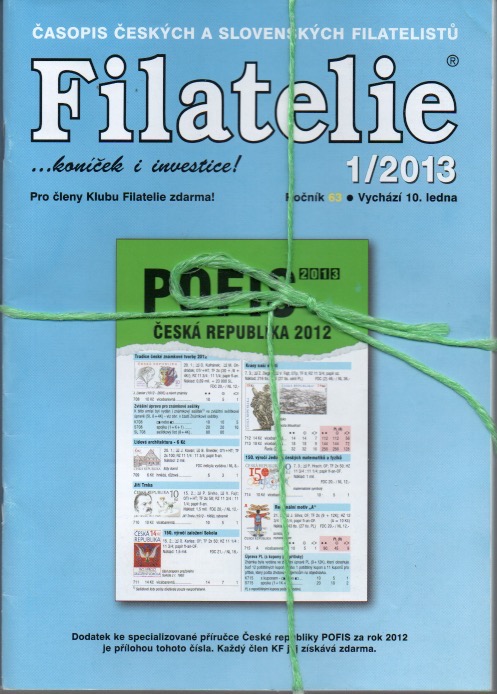 Filatelie 2013, roč. 63, č. 1-12 + příloha (kompletní)